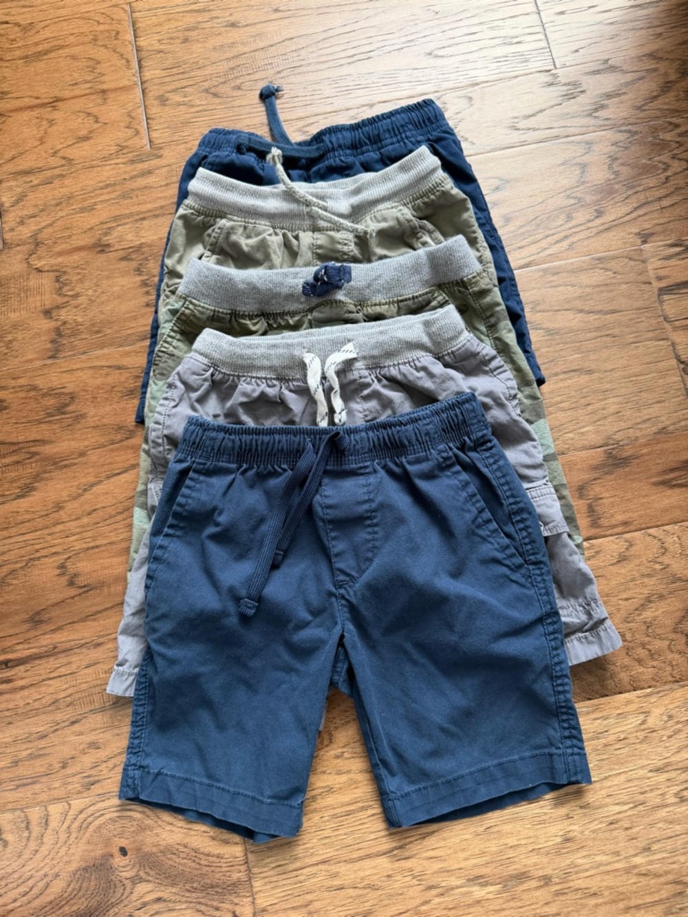 Cat & Jack Navy, Gray, Olive Pull-On Kids Shorts - 5 Pack